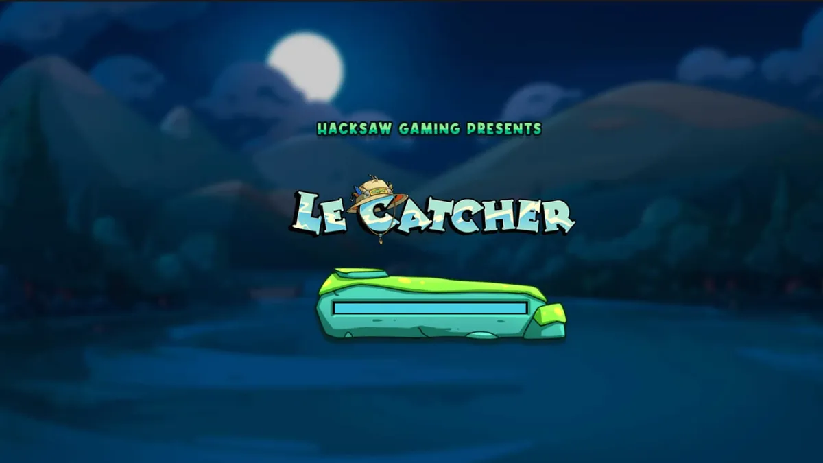 Rakun pemancing di slot Le Catcher